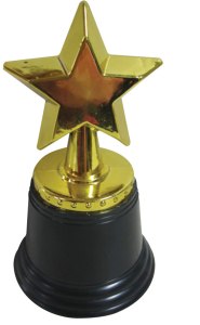 The most-coveted shitty plastic trophy presented by someone named Alan Edwards in the entire galaxy.